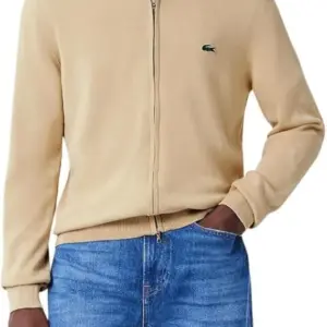Lacoste Men's Core Collection Regular Fit Turtle Neck Long Sleeve Classic Sweater